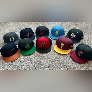 New Era 59FIFTY NCAA Hats